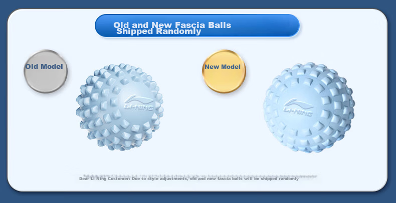 Li-Ning Plantar Fascia Massage Ball Muscle Relaxation Meridian Ball Foot Back Fitness Yoga Shoulder Neck Massage Ball 1