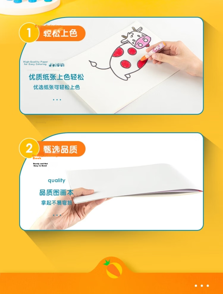 Deli 10 Packs of 200 Sheets Children's Cartoon Cover Blank Drawing Books, Kindergarten And Elementary School Student Sketchbooks, Doodle Books, 280*195 Blue, Back-To Stationery 6