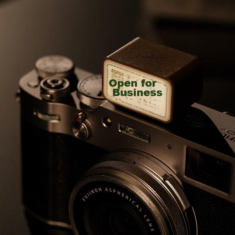 FUJIFILM Vintage Mini Light Box Hot Shoe Cover
