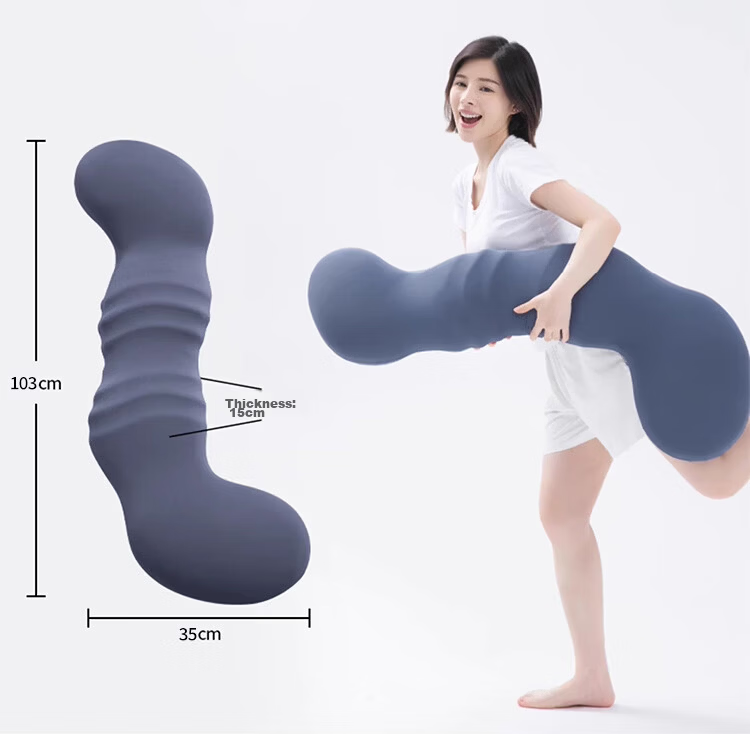 MINISO Seahorse Leg Hugging Long Body Pillow Core Slow Rebound Memory Foam Pillow Core for Deep Sleep 15