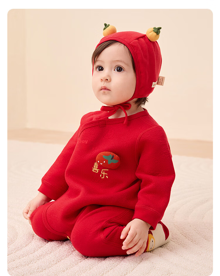 BALABALA Children's Clothing, Baby Romper, Newborn Full Moon Crawling Suit, Padded Thickened Cute Onesie for Boys And Girls 26