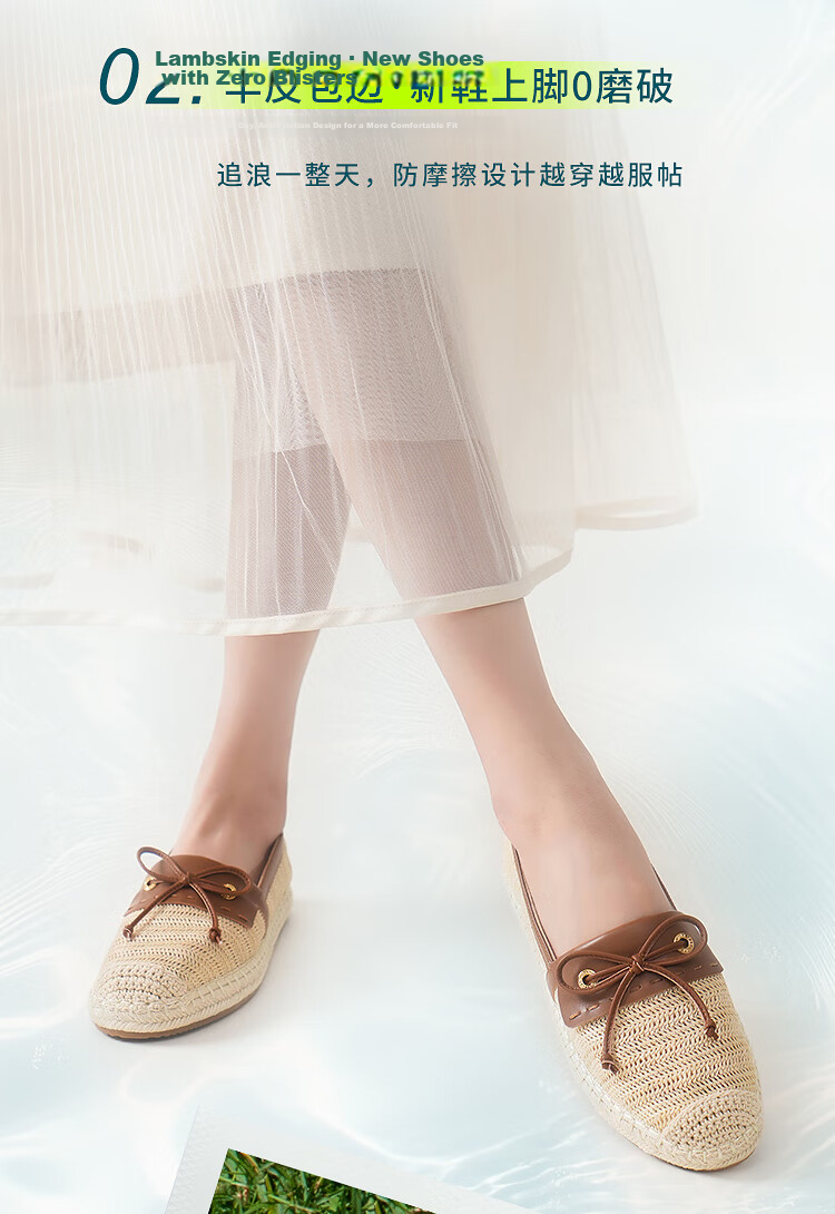 Laird Island Evening Breeze Round Toe Casual Flat Fisherman Shoes for Women 19902 Cream White OWF 38 6