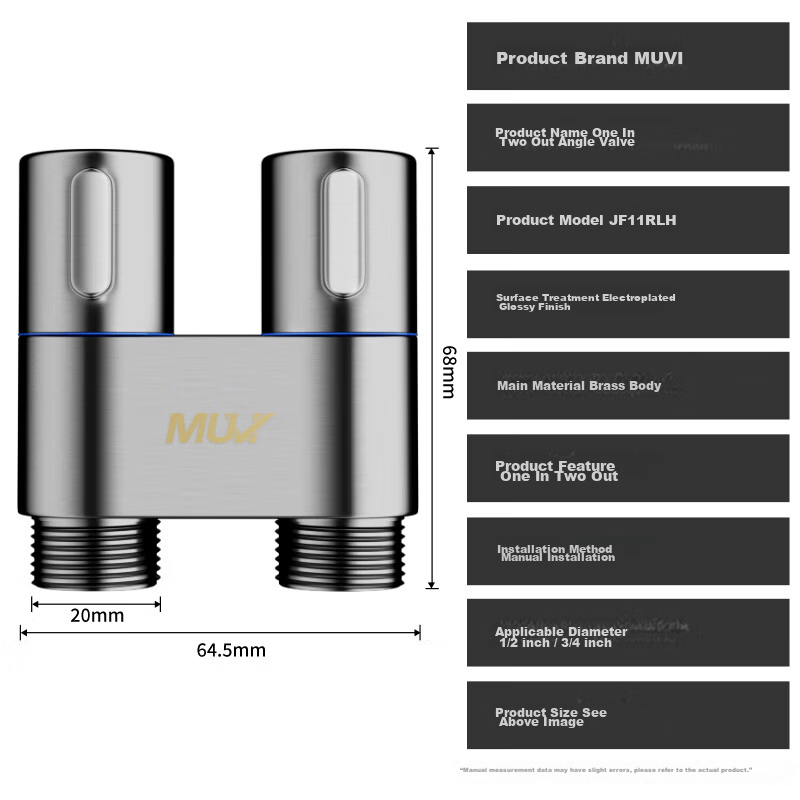 Muvi Faucet Hot and Cold Water Inlet Hose for Washbasin Kitchen Faucet with Tapered Connector 304RGD 60cm 1