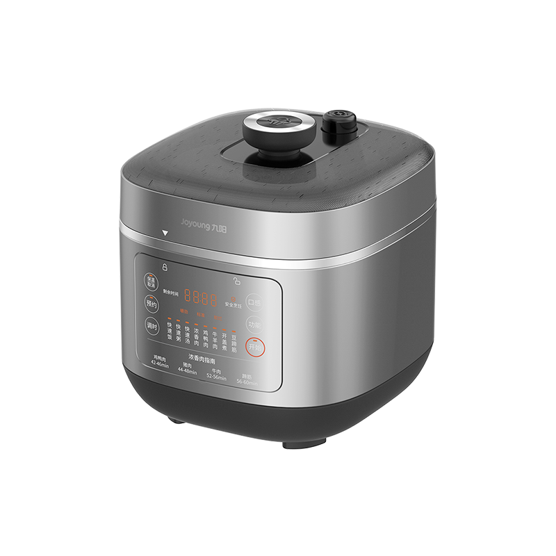 Joyoung ZMD Anxin Series 6L Large Capacity Electric Pressure Cooker, High Power Stainless Steel Inner Pot, Smart Large Screen Control, Special Lid Opening Cooking Y-60S33