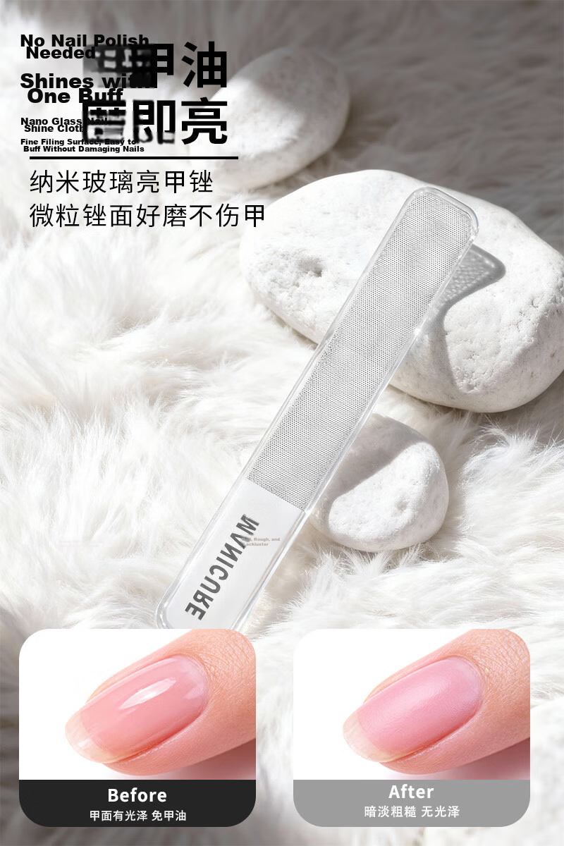 Haifino Nail Clipper Set 4-Piece White Manicure Pedicure Tool Kit for Home Use 6