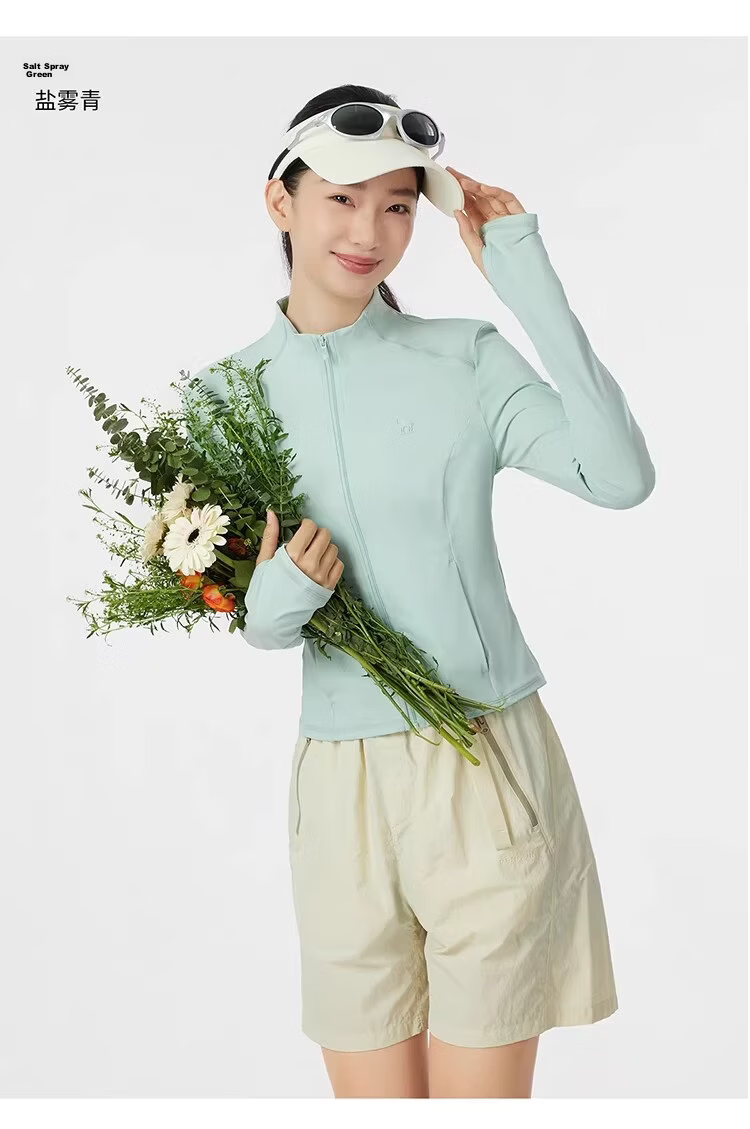 CAMEL Camellia Stand Collar Sun Protection Jacket 2026 Summer New Short Slim Fit 1006 (Dilireba Style) 18
