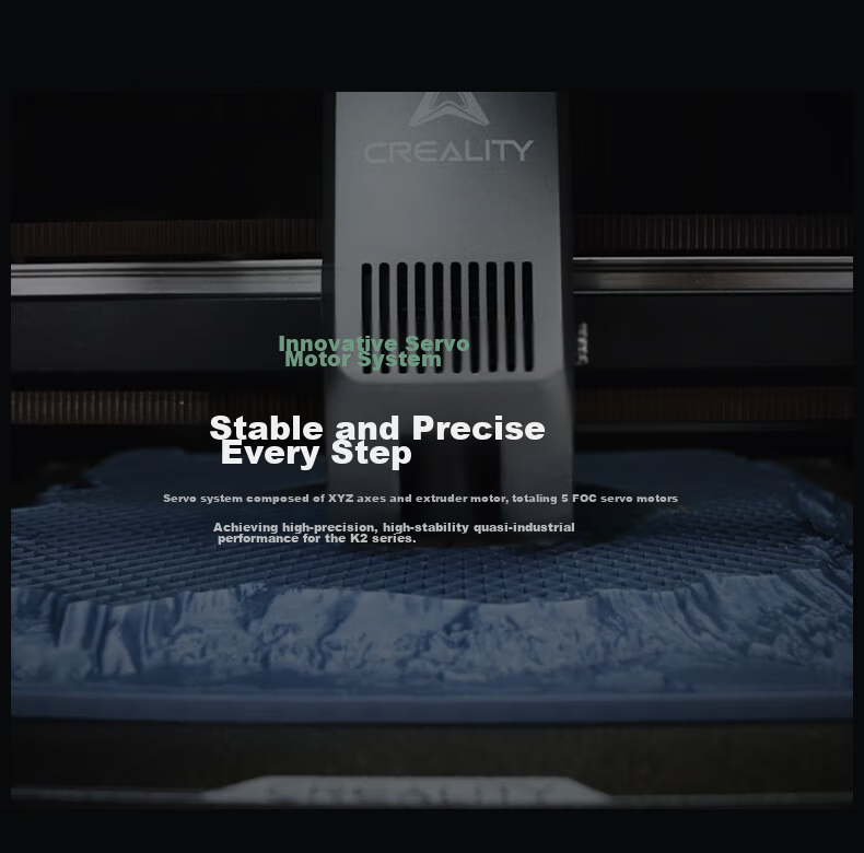 Creality K2 Pro 3D Printer Large Size FDM Desktop High Precision High Speed AI Monitoring Active Chamber Temperature Control 17