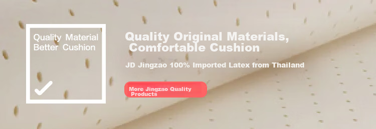 JDJZ 94% Natural Latex Island Seat Cushion 6cm Extra Large Thickened Thai ECO Grade A Antibacterial Cushion 1