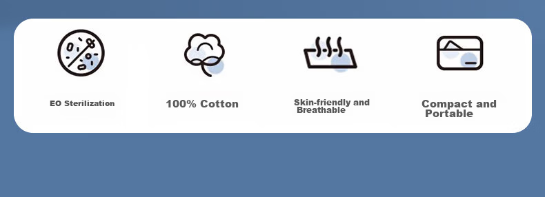 Ankexin Disposable Men's Cotton Sterile Daily Use Triangle Underwear Wash-Free Independent Pack Travel Essential White 5 Pieces XXL 1