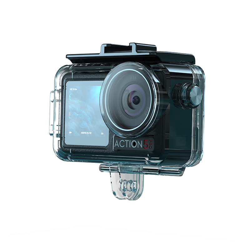 Llano DJI Action5 Pro Diving Accessories 60m Waterproof Case Set for Action4/3 Protective Case Sports Camera Snorkeling Surfing Beach Cycling Skiing Protective Cover