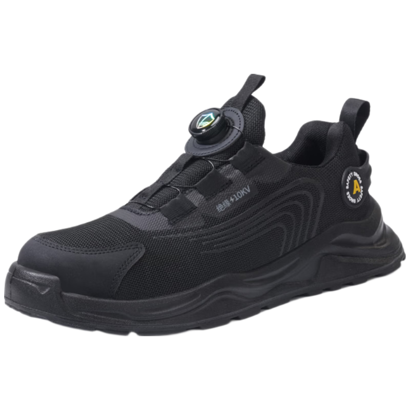 BlueOwl Shield Men's Insulated Electrician Ultra-Light Anti-Smash Toe Anti-Puncture Safety Worksite Functional Shoes D217KV Size 44