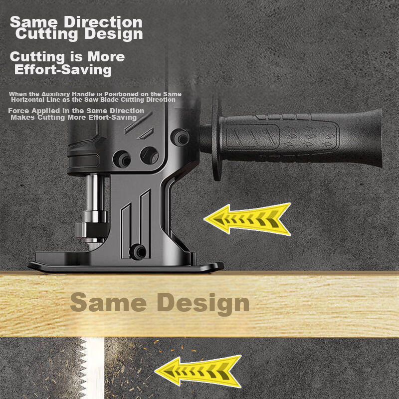 Bohuida Electric Drill to Reciprocating Saw Conversion Head Household Multifunctional Small Handheld Woodworking Sabre Saw 3
