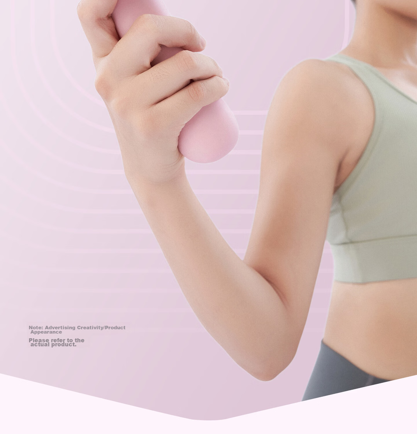 Keep Dumbbells Women's Fitness Home Skin-friendly Silicone Arm Training Aerobic Jumping Exercise Equipment Extraordinary Pink 1kg*2 3