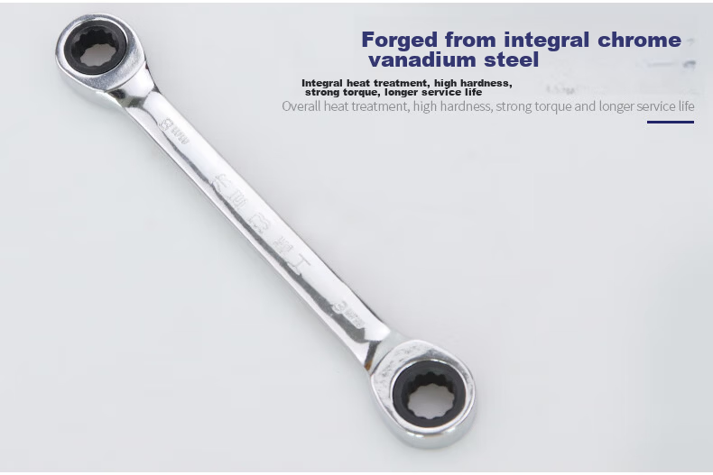 Great Wall Double Plum Blossom Wrench Double-Ended Plum Blossom Ratchet Quick Wrench Auto Repair Tool 72 Teeth 8-10mm 311911 3