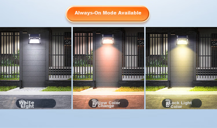 Yinglang Solar Sensor Outdoor Courtyard Wall Light Waterproof Landscape Home Lighting High Brightness Motion Sensor Street Lamp 10