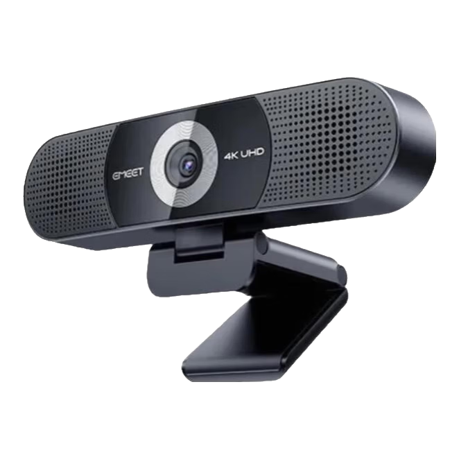 EMEET C980 PRO Ultra HD 4K Webcam with Built-in Microphone and Speaker, Plug-and-Play, All-in-One for Multi-Person Video Calls, Meetings, and Online Classes
