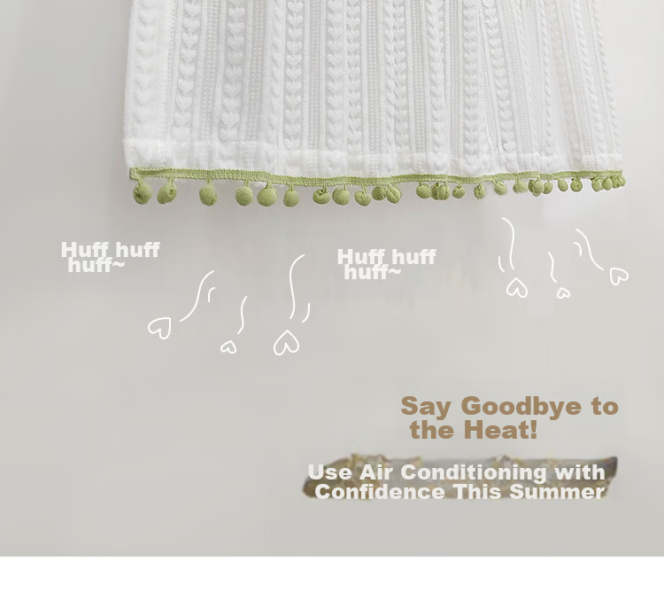 Fan Ye Air Conditioner Wind Shield Dust Cover Wall-Mounted Universal Maternity Baby Anti-Direct Blow Air Outlet Wind Deflector Curtain 17
