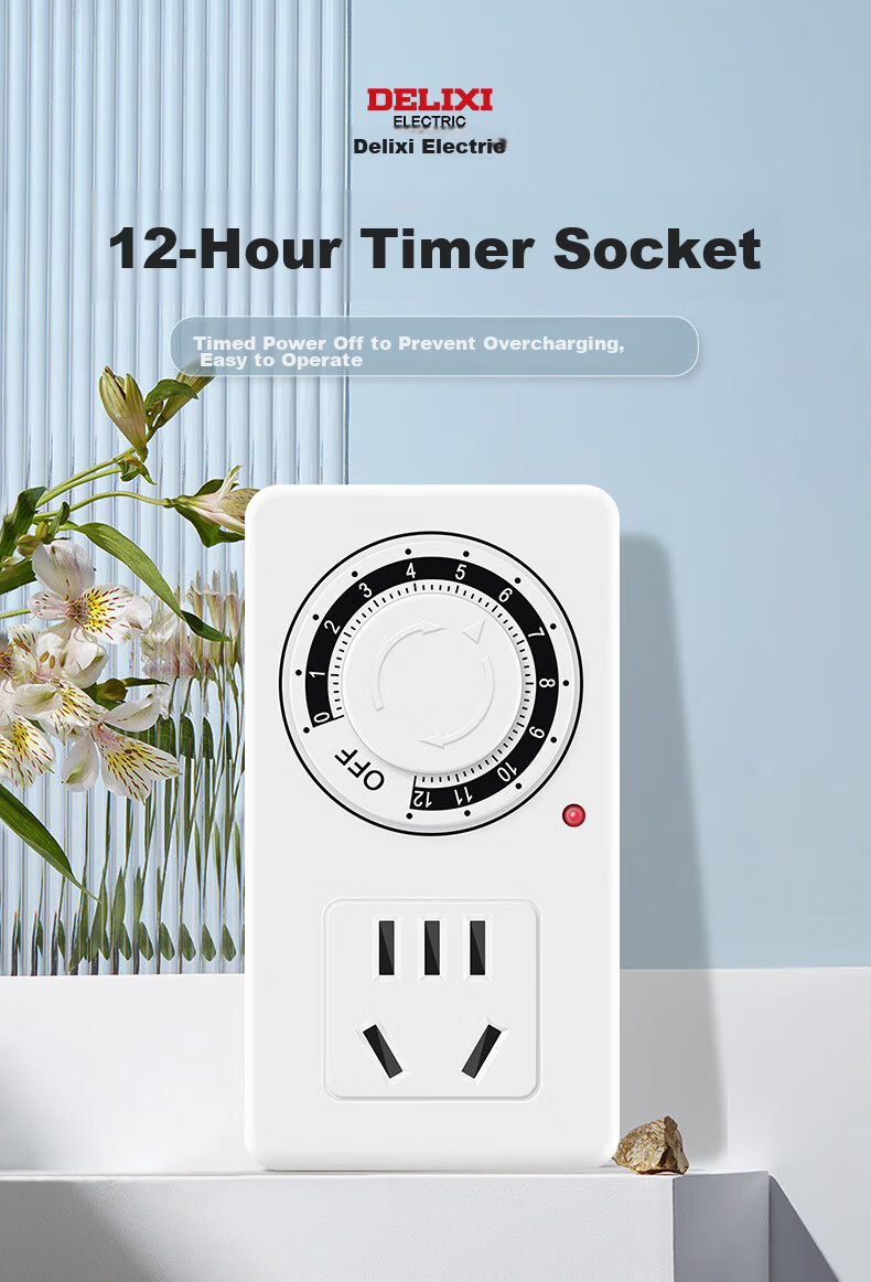 DELIXI Smart Air Conditioner Companion Socket Air Conditioner Temperature Controller Remote Control Sleep Mode Temperature Adjustment Power Consumption Statistics WiFi Direct Air Conditioner Plug 2