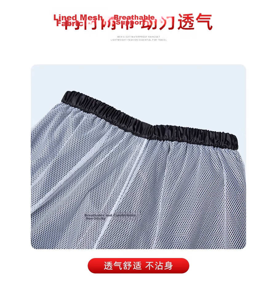 Zhengyu Raincoat And Rain Pants Set, Rider-Specific Poncho, Single-Person Delivery Cycling Full-Body Storm Protection, Electric Motorcycle 19