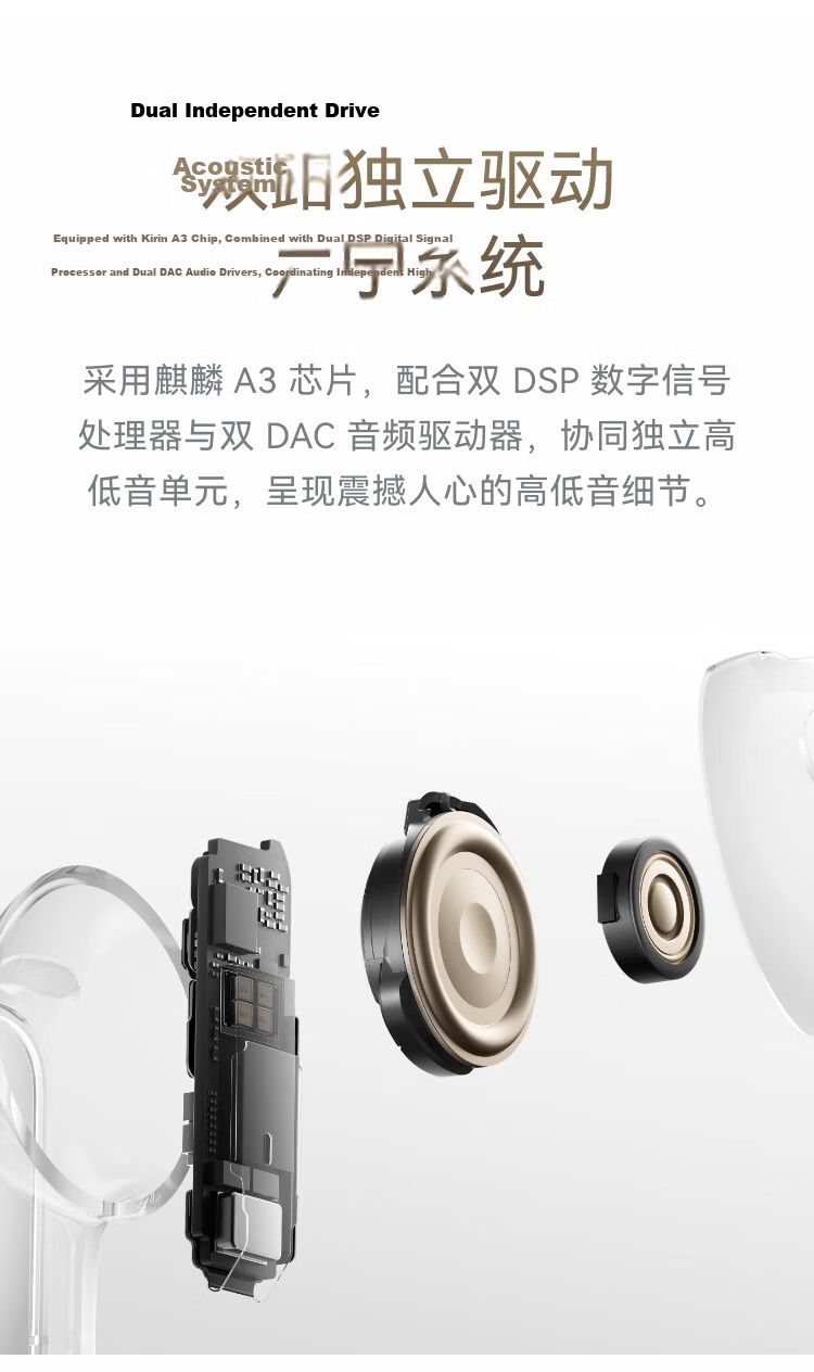 Huawei FreeBuds Pro 5 Yuezhang Wireless Bluetooth Noise-Cancelling Earphones Master Quality Sound Dual-Engine Ultimate Noise Cancellation AI Smart Ear Assistant Sky Blue 28