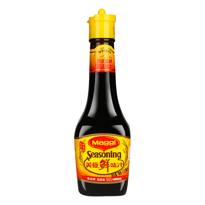 美极（Maggi）鲜味汁 小麦原料炒菜蘸料调味汁 100ml 雀巢出品