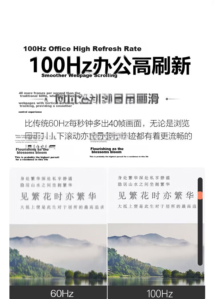 Lecoo Lenovo Laikuo Monitor 21.5-inch Full HD Screen HDMI Dual Ports Slim Bezel Wall-Mountable 75Hz Refresh Rate XQ22e 4