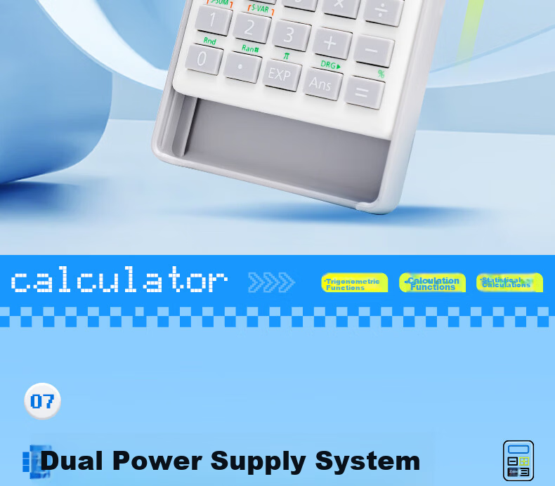 M&G Stationery 82MS Dual Power Scientific Calculator for Middle and High School Students ADG981N2 Black 14