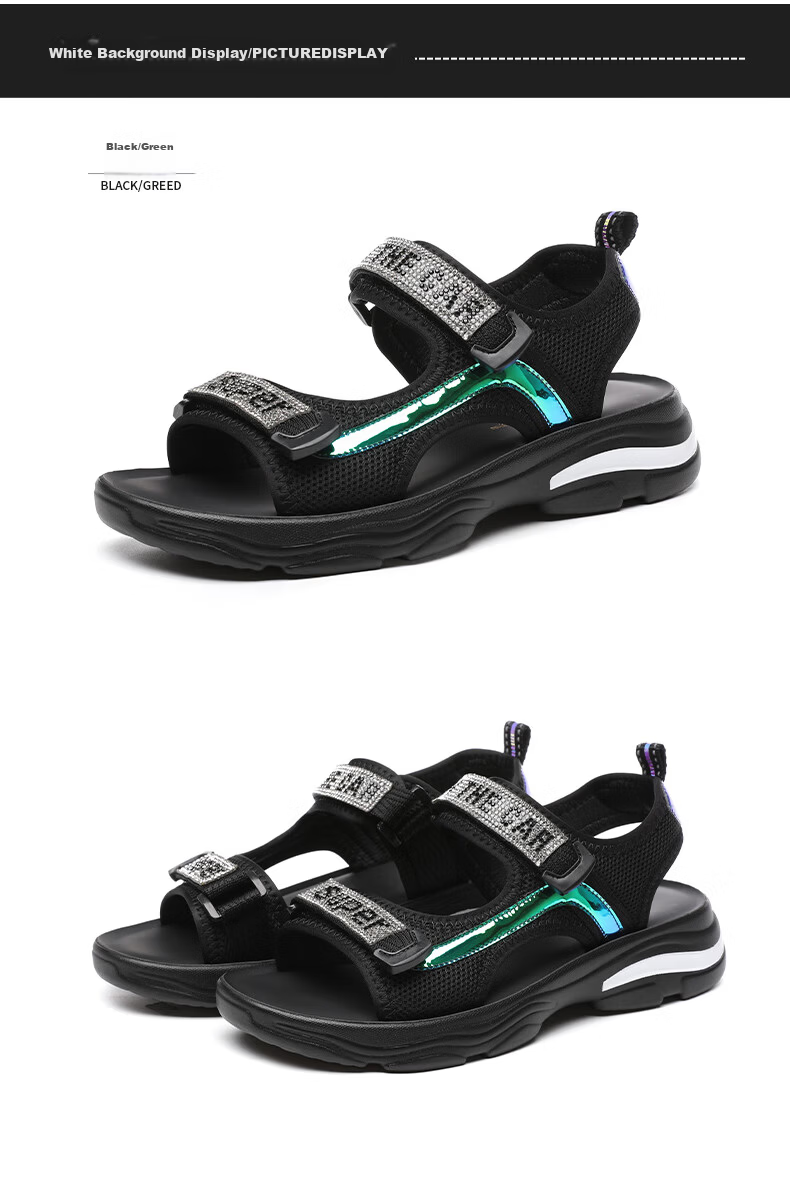 RED DRAGONFLY Women's Breathable Soft Sole Casual Roman Outdoor Sports Beach Sandals WTK233842 12