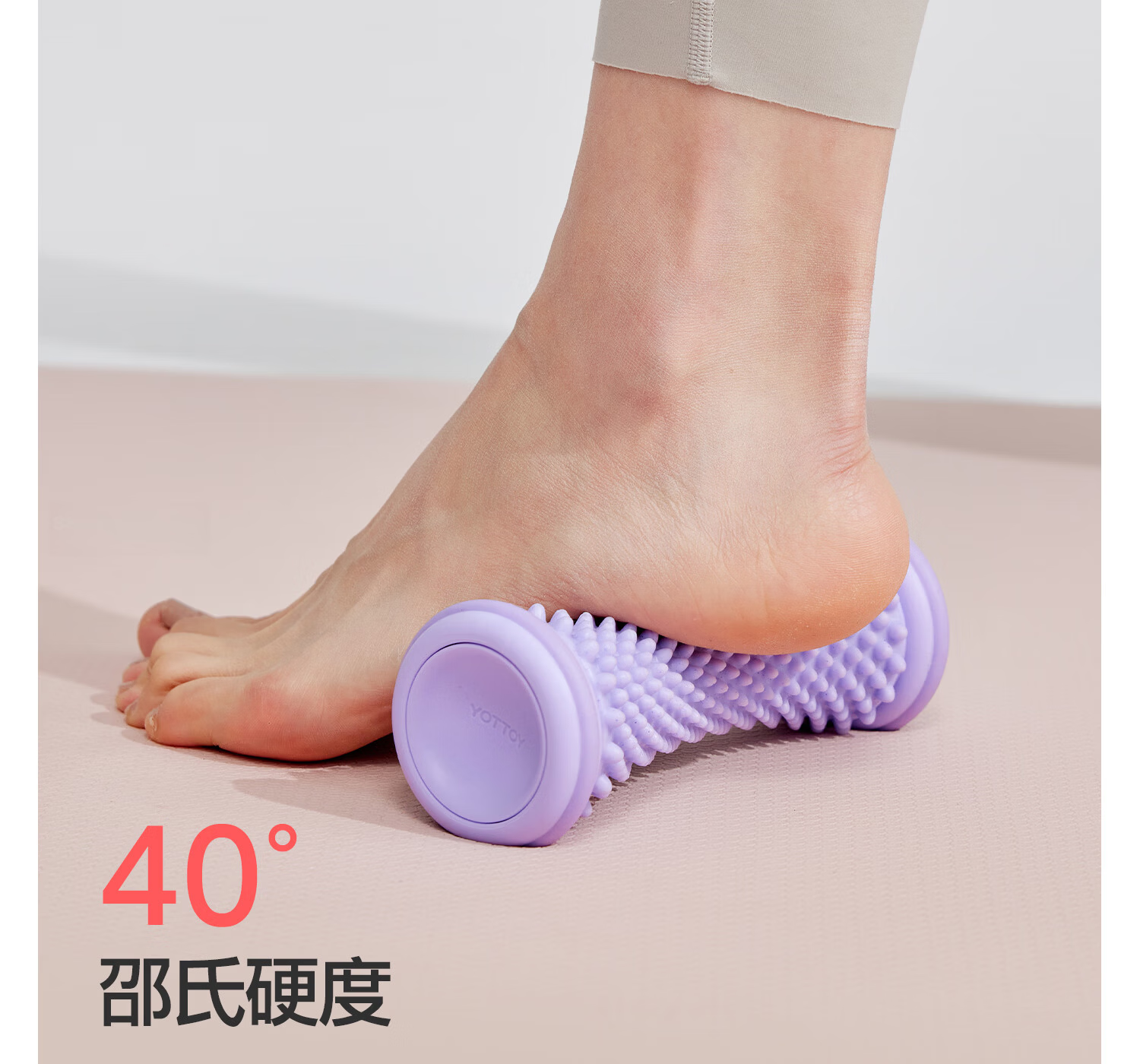 Plantar Fascia Massage Ball Muscle Relaxation Foot Sole Roller Arch Meridian Massager Purple 12