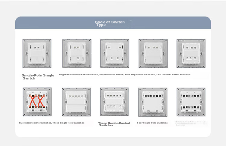 BULL G60 Series One-Gang Two-Way Switch Ultra-Thin Large Panel Switch G60K112 Moon Shadow Gray 22