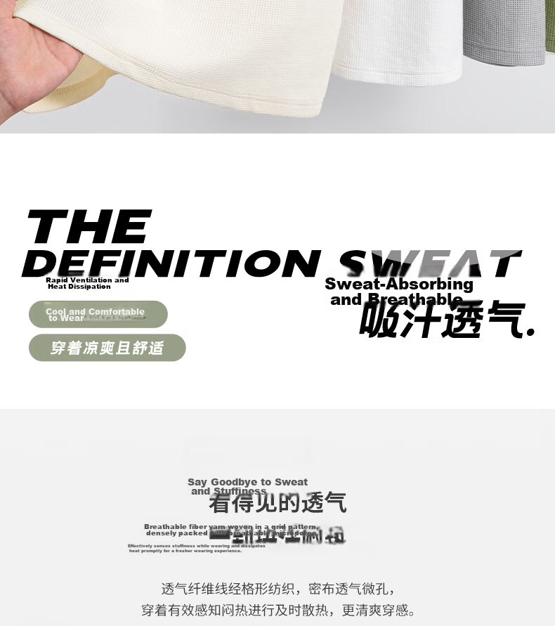 Mark Fairwhale Men's Polo Shirt Short Sleeve Summer Youth Heavyweight Loose Breathable Waffle Knit Collar T-Shirt Light Gray L 10