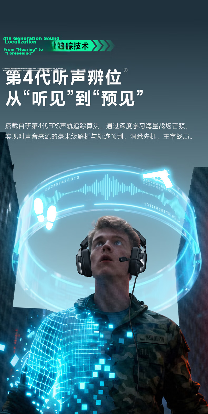 XIBERIA T10 Wired Gaming Headset Over-Ear Esports Four-Chamber Tactical Headphones Delta JDG Paratrooper Edition 16