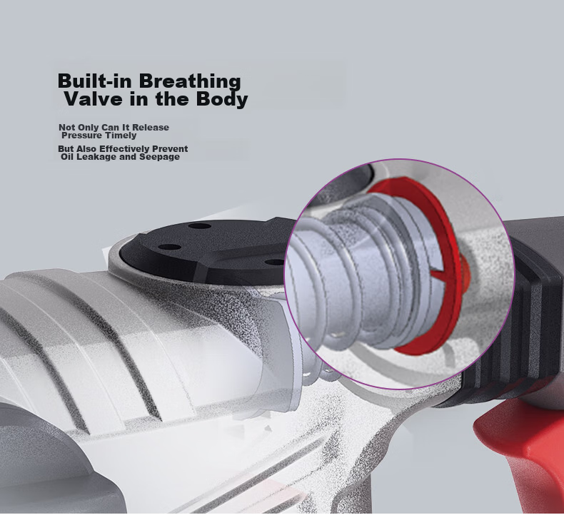 BOSCH 950W Rotary Hammer Drill BH426 with Safety Clutch Concrete Drill and Chisel Combo 5