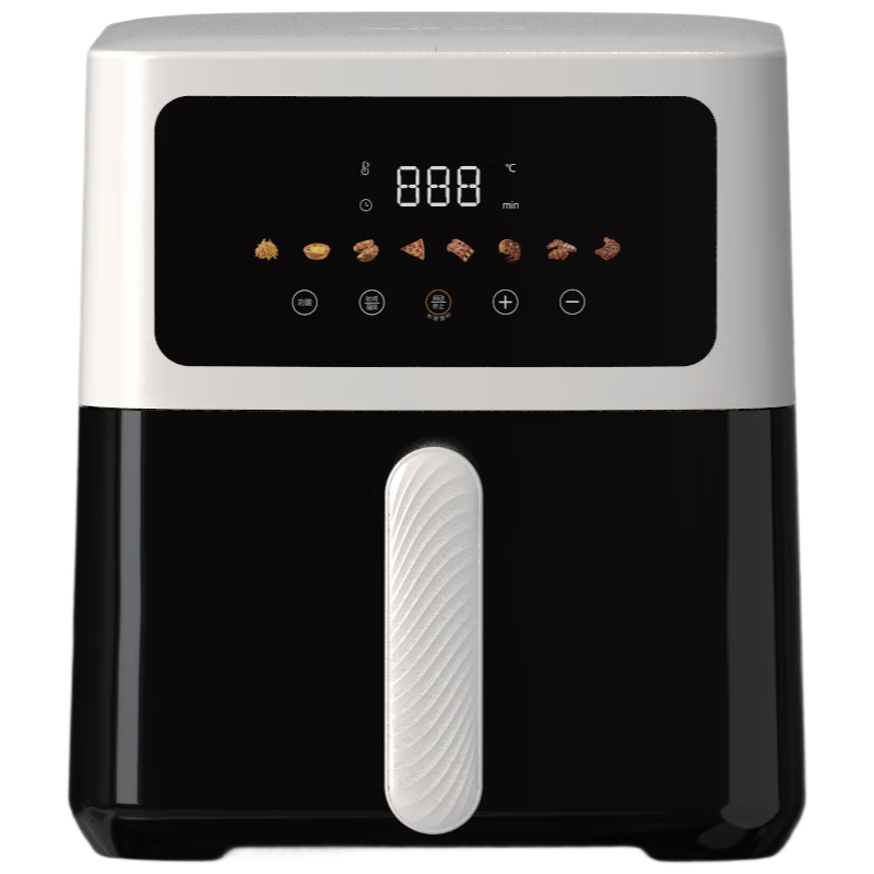 AUX Air Fryer 2026 Latest Model 8L Large Capacity Transparent Viewing Window No Flip Required Metal Interior Smart Multifunction Fully Automatic Electric Oven Steam and Bake Combo