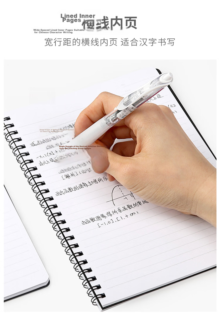KOKUYO Double Spiral PP Cover A5 Notebook Gambol Hard Cover, 7mm Ruled with 24 Lines, 60 Sheets Per Book, 1 Book Random Color, WCN-DS5000 3