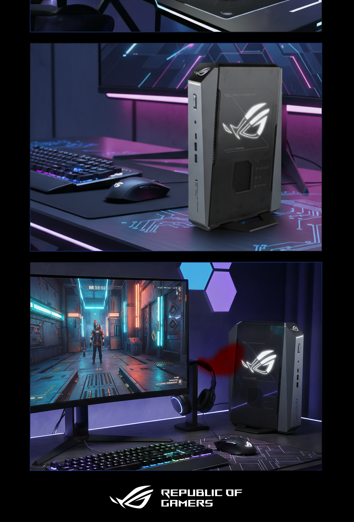 ROG Moba 9 MINI Mini Desktop Dedicated Graphics High-Performance Gaming PC Ryzen 9 8940HX 16GB+1TB RTX 5060 14