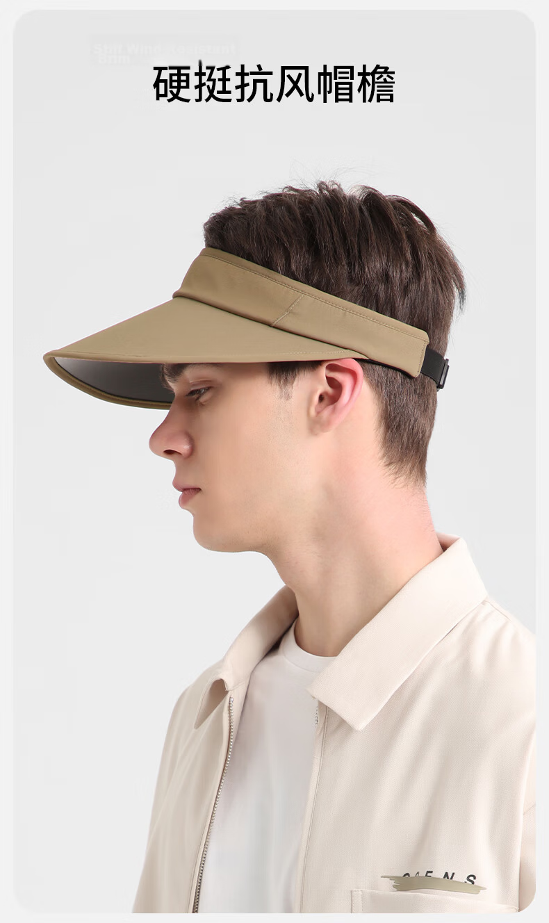 Kenmont Lightweight Golf Visor Cap Men Spring Summer UV Protection Foldable Sunshade Hat KM-6038 4