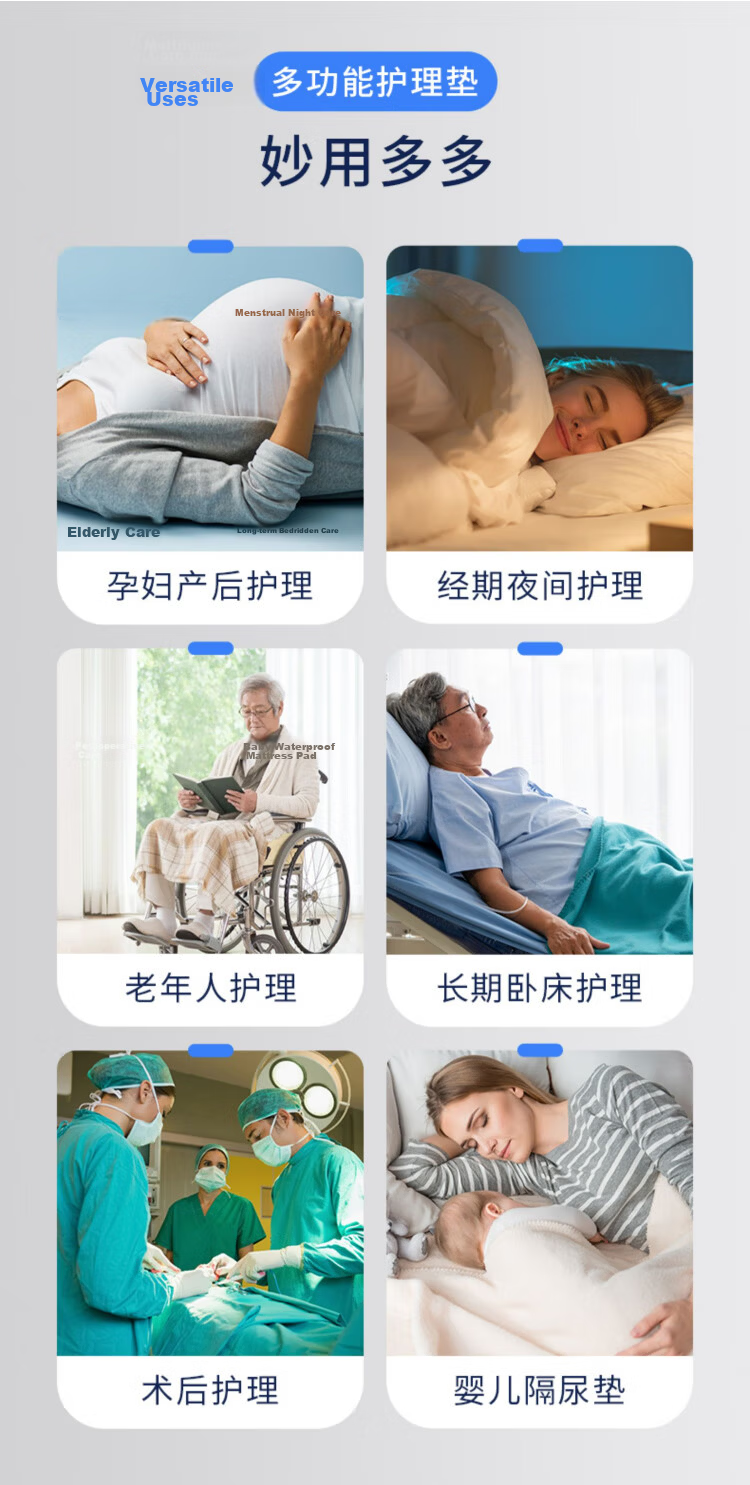 Haishi Hainuo Medical Care Pads 60x90cm 120pcs Maternity Disposable Sanitary Pads Incontinence Pads Care Pads 6