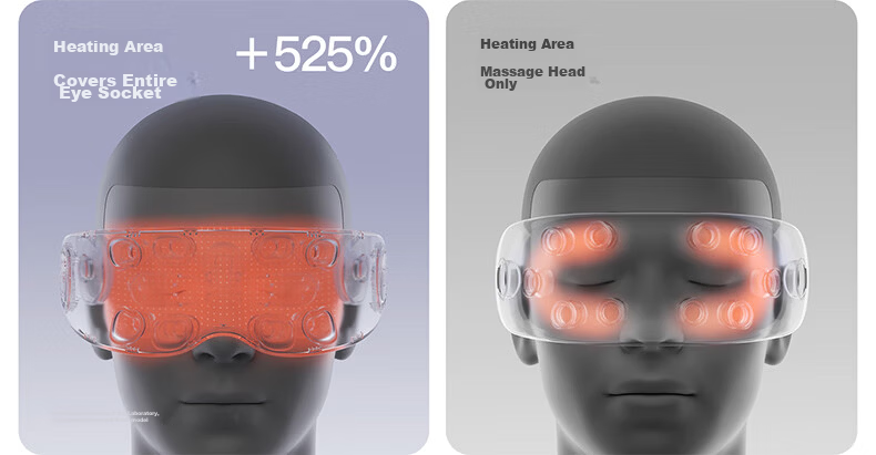 PGG Eye Massager E7 Steam Eye Mask Eye Care Device Hot Compress Eye Fatigue Relief Dry Eye Atomizer Christmas Gift for Girlfriend Birthday Men Gray National Subsidy 21