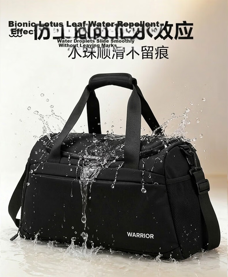 Warrior Travel Bag Unisex Handheld Sports Gym Bag Large Capacity Lightweight Short Trip Storage Crossbody Luggage Swimming Bag 7