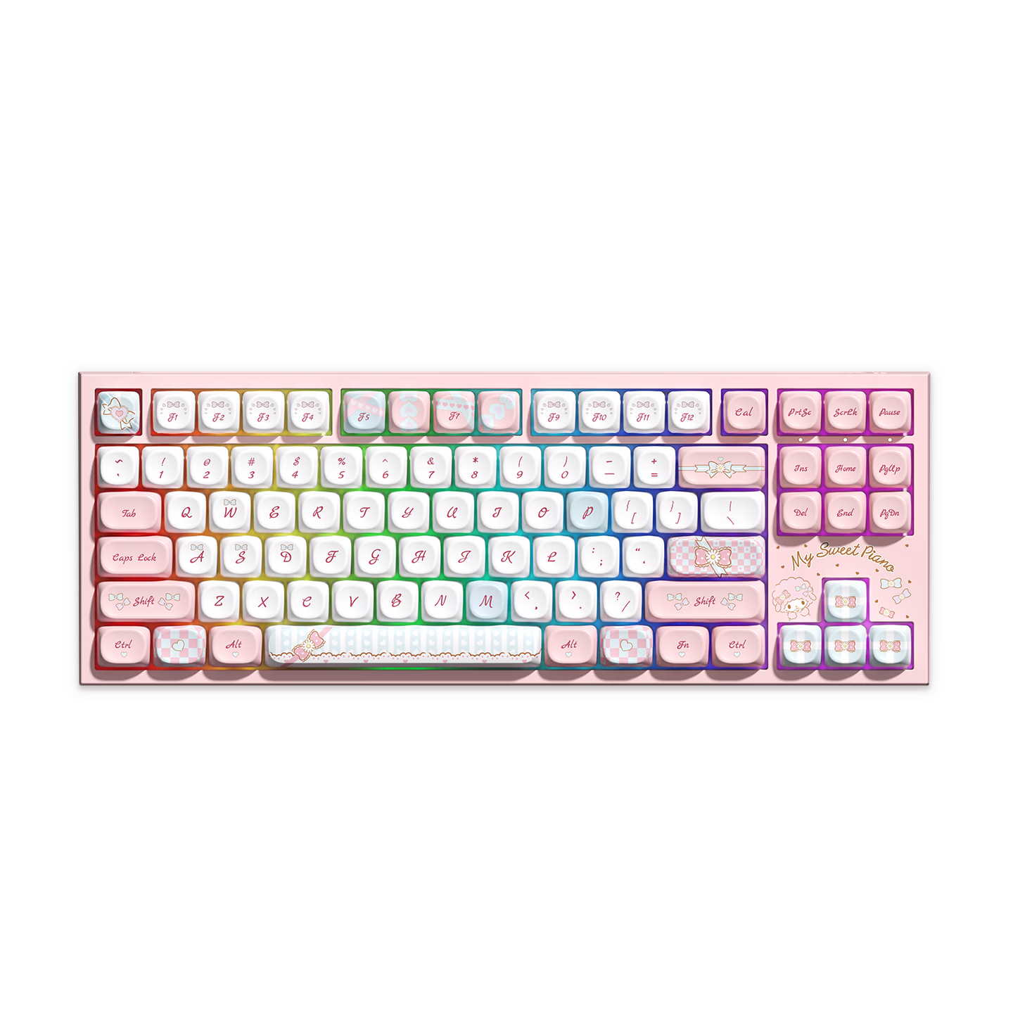 AKKO 5087 V5 iFAN Co-Branded Wireless Mechanical Keyboard Three-Mode Bluetooth Wired High-Value Office Laptop Desktop Universal Keyboard Gasket Structure