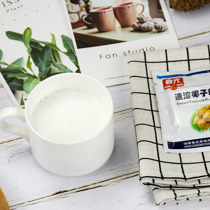 春光食品 海南特产 速溶椰子粉340g 生椰拿铁 咖啡伴侣 椰奶椰汁粉