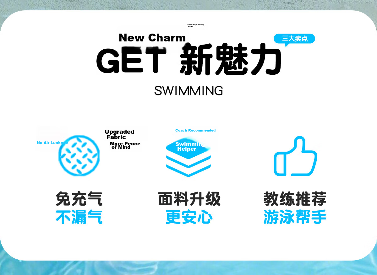361° Baby Swimming Ring Underarm Infant Inflatable-Free Newborn Home Bath Seat Safety Anti-Tip 4