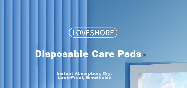 Love Shore Adult Care Pads Disposable Incontinence Pads for Elderly Large Size 60pcs 60x90cm 1