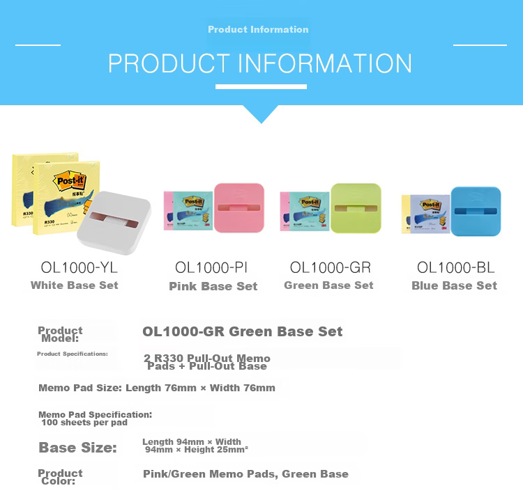 3M Sticky Notes Reminder Pads Memo Paper Notepad Dispenser Series Office School Supplies R330 (Yellow) 2