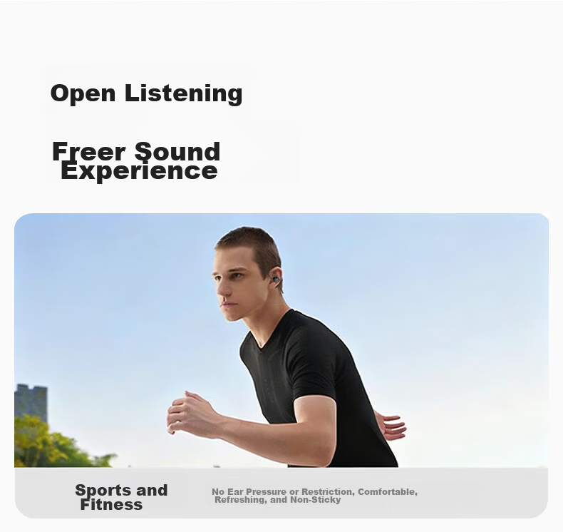 PHILIPS Bluetooth Bone Conduction Clip-On Open-Ear Sports Wireless Headphones Noise Cancelling for Apple Huawei Xiaomi - White 8