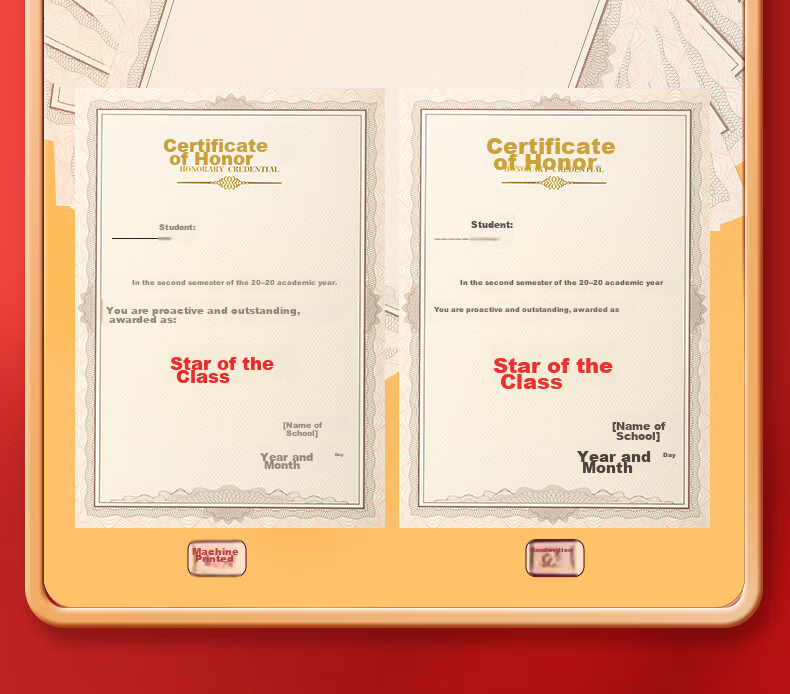 M&G Office Meeting Award Velvet Honor Certificate (Without Inner Pages) 16K ASC99309 1 Pack 10