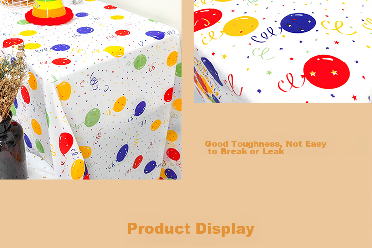 Onizi Birthday Scene Setup Girl Birthday Props Atmosphere Boy Party Decoration Happy Ins Style Colorful Tablecloth 8