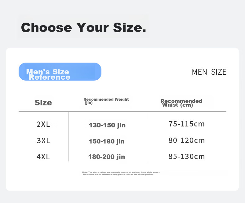 BaanShi Disposable Men's Boxer Briefs [Sterile Cooling] Extra Large Size Sterile Wash-Free 4-Pack 4XL 13