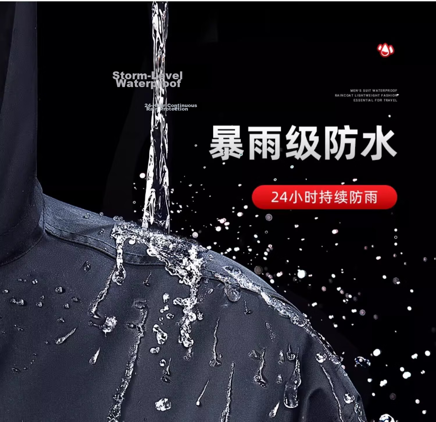 Zhengyu Raincoat And Rain Pants Set, Rider-Specific Poncho, Single-Person Delivery Cycling Full-Body Storm Protection, Electric Motorcycle 4